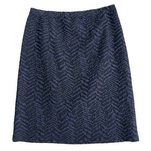 J. McLaughlin Mini Skirt Womens Small Blue Polyester Blend - Picture 1 of 7